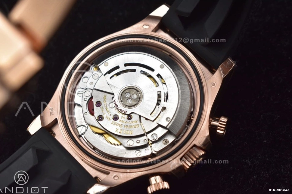 1:1 on Strap Rubber Brown ModernLook Edition Best 760 SA BTF 116515 Dial Oysterflex Daytona 0419